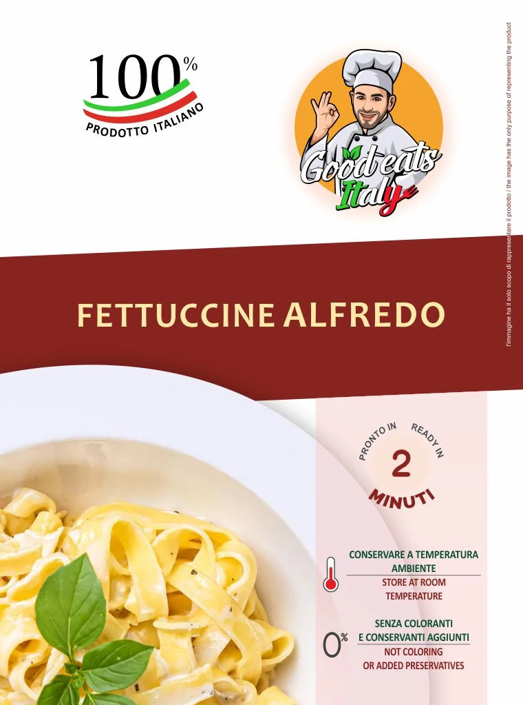 Fettucine with Alfredo Sauce - Goodeatitaly