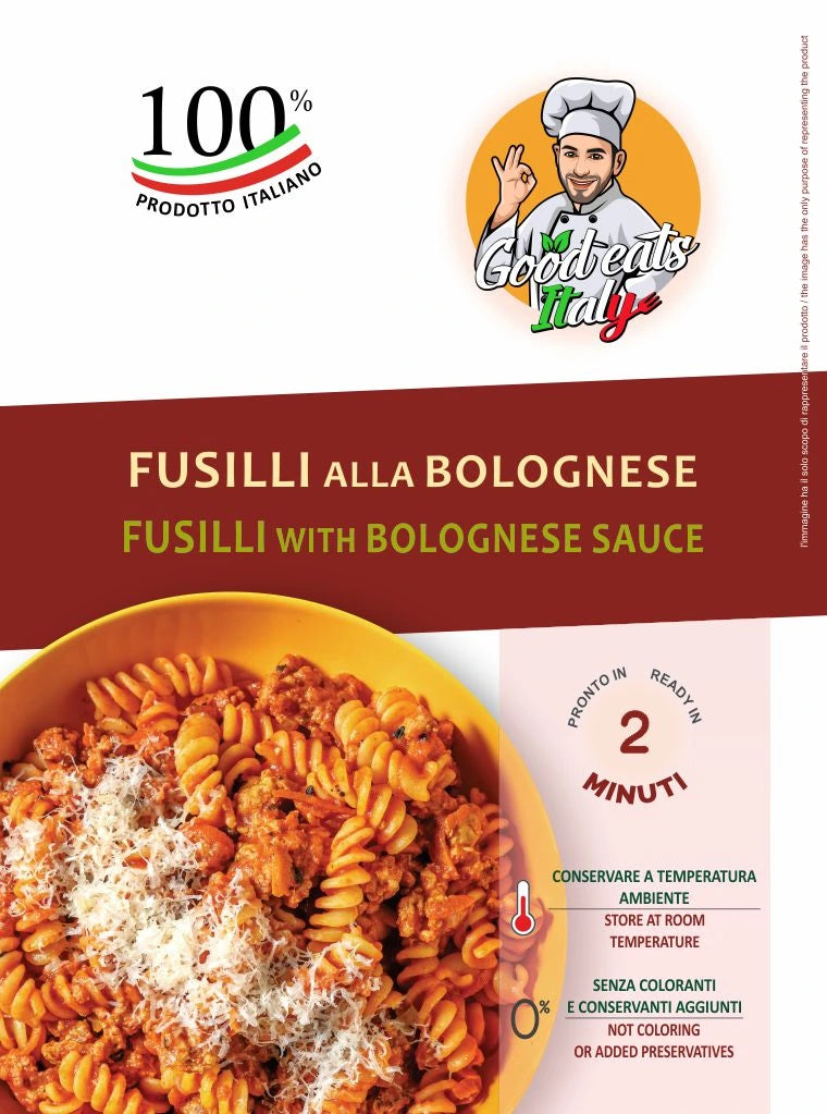 Fusilli with Bolognese Sauce - Goodeatitaly
