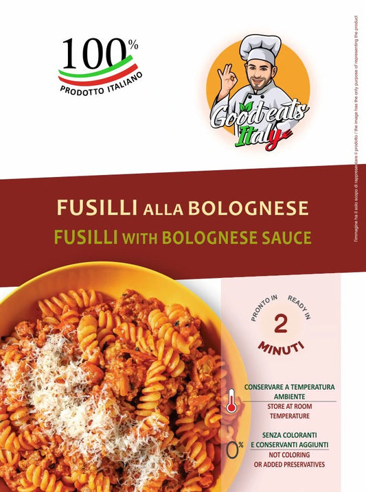 Fusilli with Bolognese Sauce - Goodeatitaly