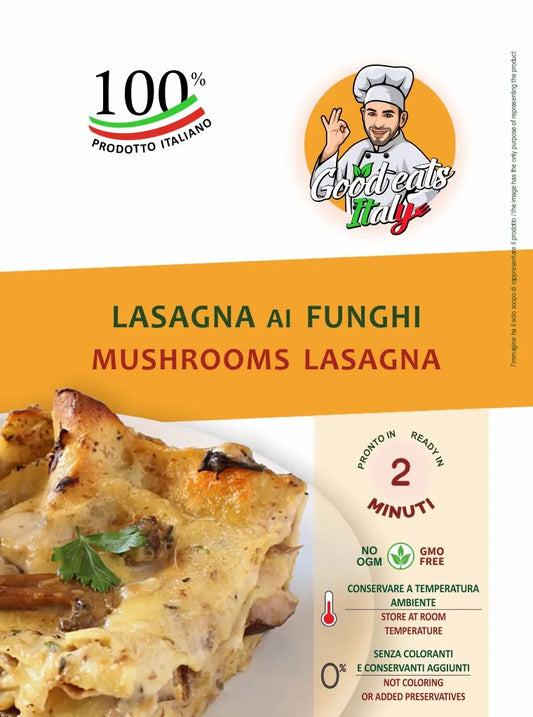 Mushrooms Lasagna - Goodeatitaly