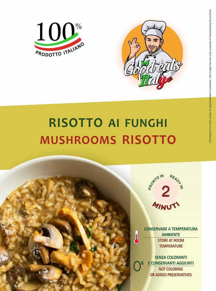 Mushrooms Risotto - Goodeatitaly