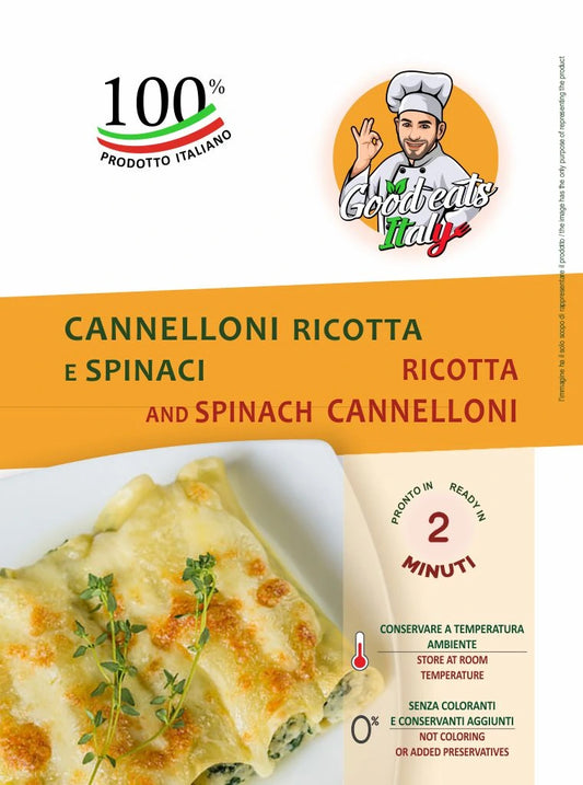Ricotta and Spinachs Cannelloni - Goodeatitaly