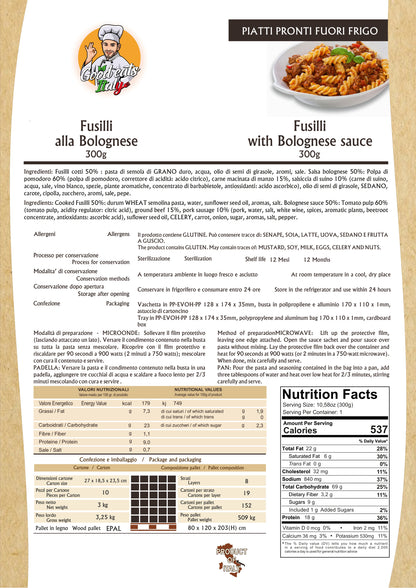 Fusilli with Bolognese Sauce - Goodeatitaly
