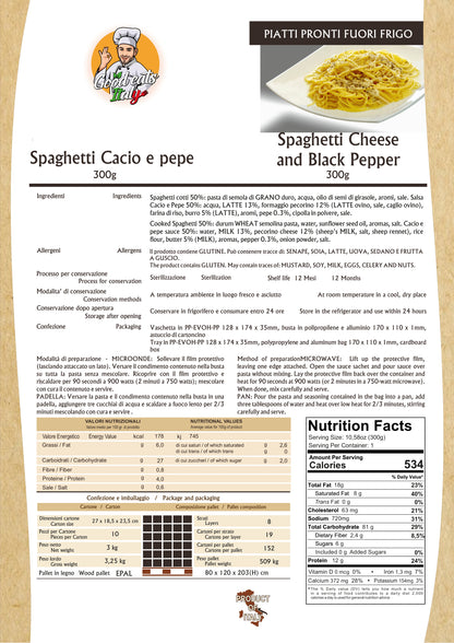 Spaghettoni Cheese and Black Pepper