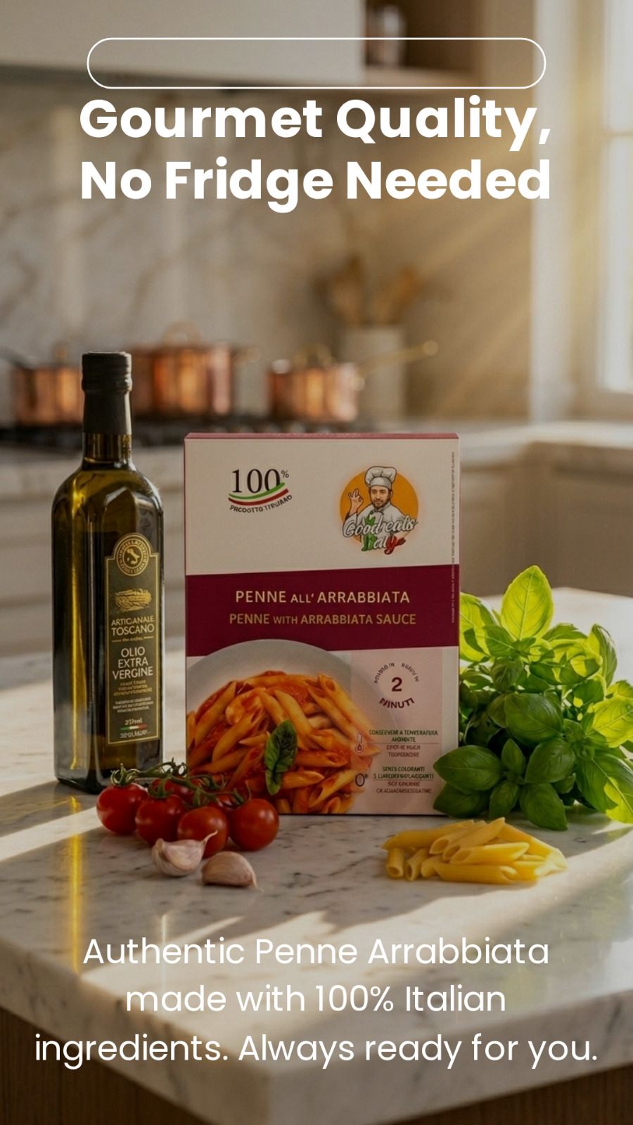 Spaghetti with Tomato Sauce and Basil - Goodeatitaly