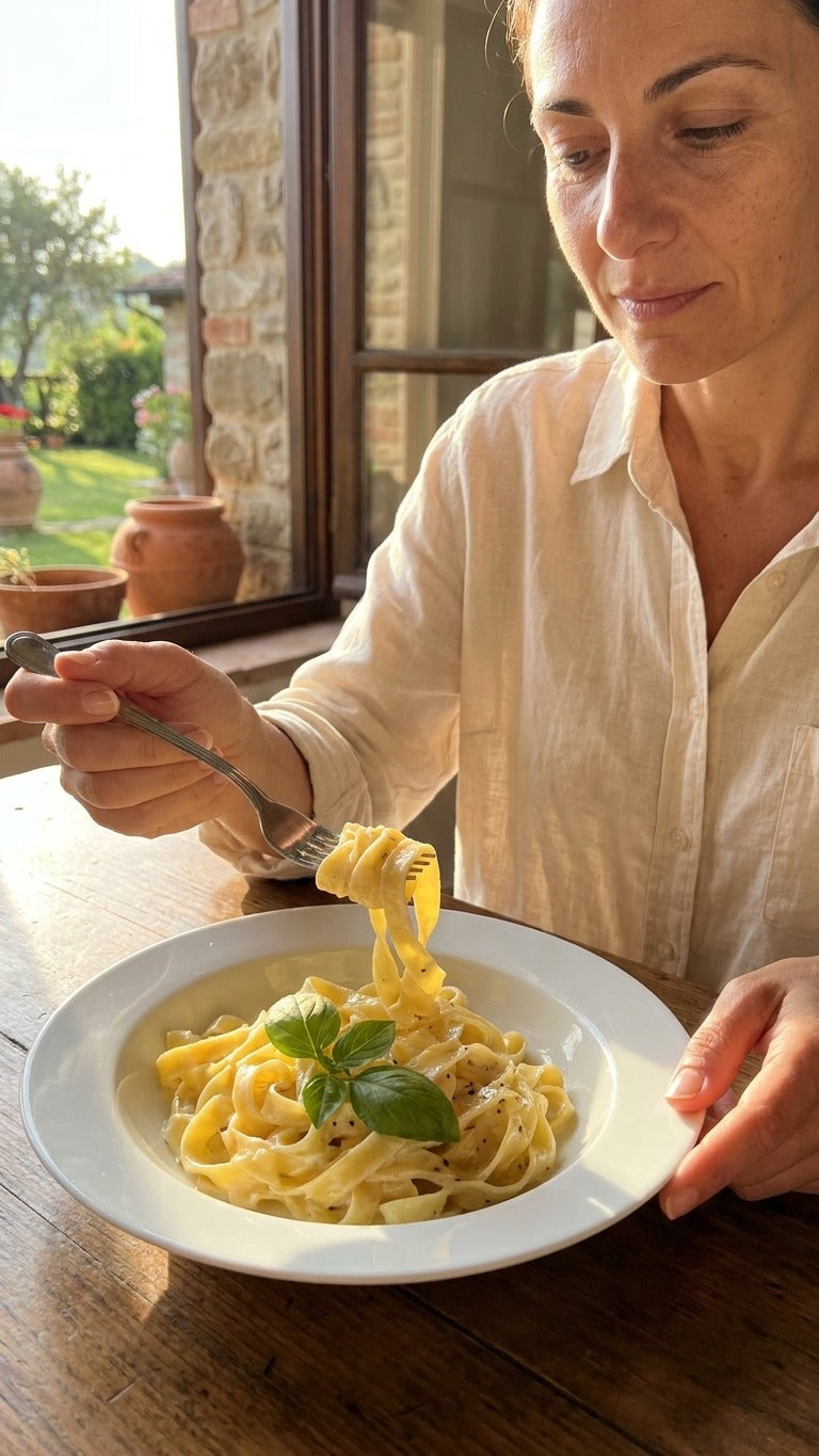 Fettucine with Alfredo Sauce
