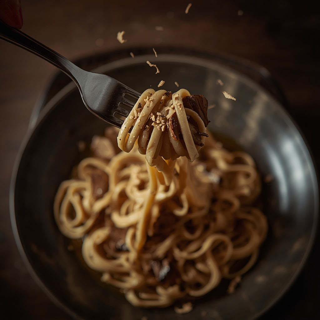 Spaghettoni Cheese and Black Pepper