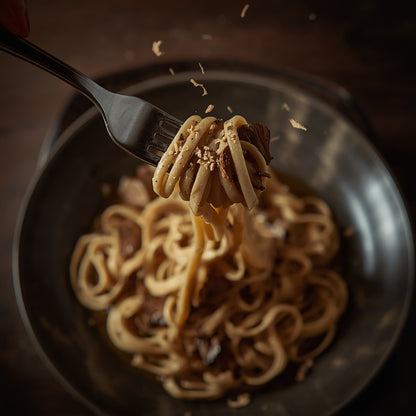 Spaghettoni Cheese and Black Pepper